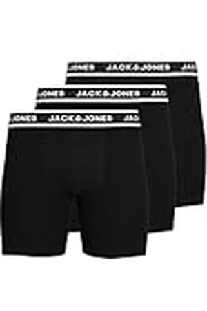 JACK & JONES Boxershorts voor heren, Zwart/Pakket: zwart - zwart, XXL
