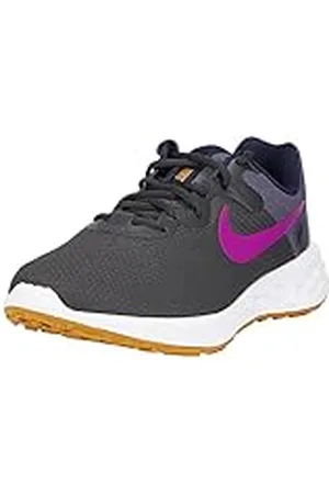 Nike Revolution 6 Sneakers voor heren, Antracite Vivid Purple Blackened Blue, 43 EU