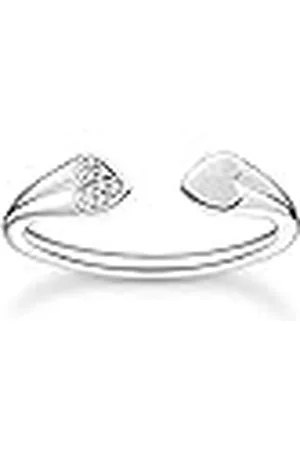 Thomas Sabo Damesring 925 zirkonia 32020609, 54 EU, Sterling , Zirkonia
