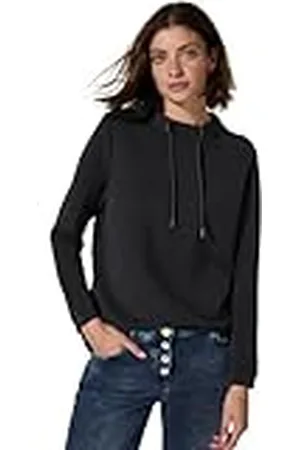 CECIL Solide T-shirt met glanzende details, , M