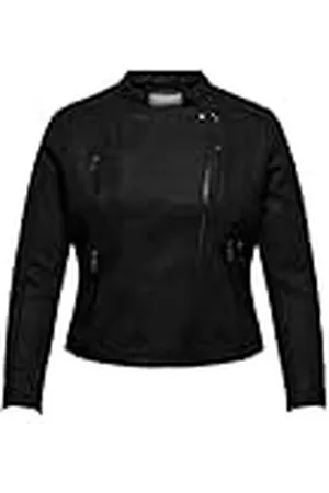 ONLY Dames Carnewavana Faux Leather Biker OTW imitatieleer jas, , 42