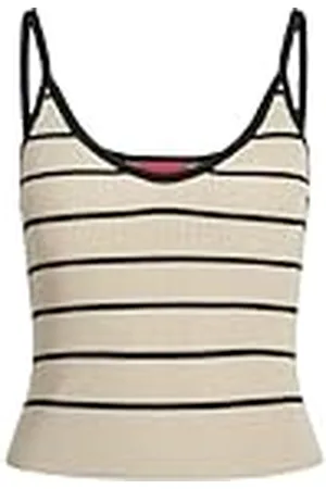 JACK & JONES Dames Jxesther Tight Short Stripe Top Knit Top Gebreide Top, , XS