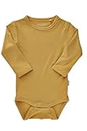 Minymo Unisex Baby Body Ls-Bamboo T-shirt voor peuters, , 86 cm