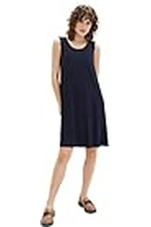 TOM TAILOR Dames 1037425 jurk, 10668-Sky Captain Blue, 36, , 36