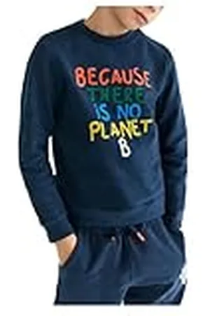 ECOALF Sienalf Sweatshirt voor kinderen, van katoen, gerecyclede stof, katoenen sweatshirt voor kinderen, lange mouwen, basic sweatshirt, , 12 jaar