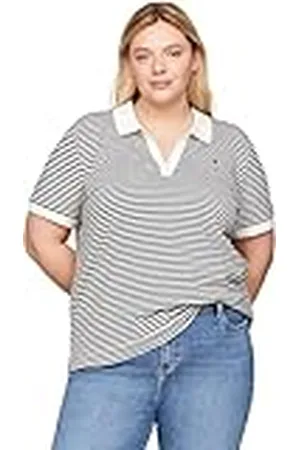 Tommy Hilfiger Dames CRV Open Placket Lyocell Polo Ss S/S polo