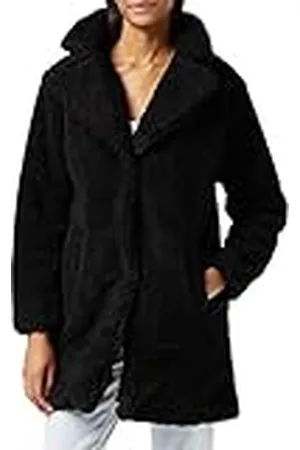 Urban classics Oversized sherpa winterjas voor dames, mantel met haak en oogsluiting, maat XS tot 5XL, , 5XL