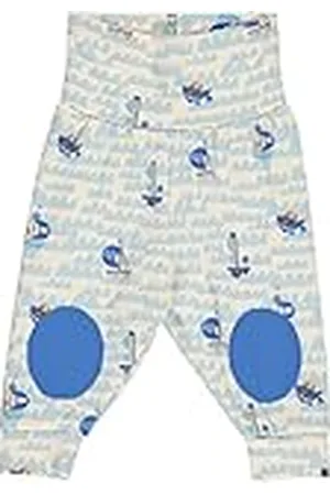 Green Cotton Pirate Pants Baby Jogger Jongen, , 80