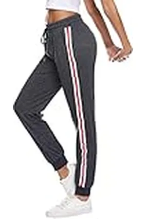 Sykooria Dames joggingbroek lange yogabroek vrijetijdsbroek hardloopbroek katoen high waist trainingsbroek voor vrouwen