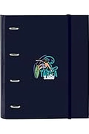 Safta El Kook Ordner met 4 ringen, 35 cm, met 100 A4-vellen, ideaal voor kinderen van verschillende leeftijden, comfortabel en veelzijdig, kwaliteit en duurzaamheid, 27 x 3,5 x 32 cm, , M