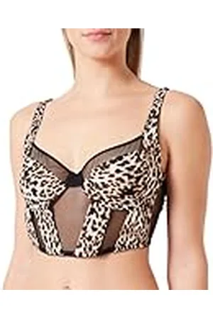 Koton Dames Underwired Non Padded Leopard Printed Bralette Bra, , 80B