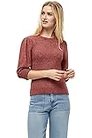 DESIRES Dames Kasia O-Neck Trui, Apple Butter Bruin, L