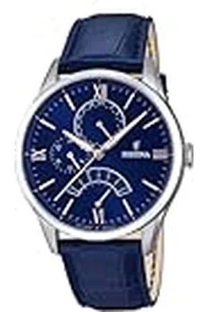 Festina Analoog kwartshorloge voor heren, met leren armband F16823/3, , band