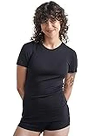 Icebreaker 100% Merino Wol Vrouwen Basislaag - Everyday Korte Mouw Crewe - 175 Ultralichte Stof | Merino Shirt | Ondergoed | Hardloopshirt | Ondershirts - , M