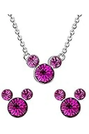 Disney Mickey Mouse Birthstone Ketting En Oorbel Set SH00519RFEBL.PH