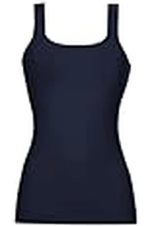 Trigema Damesshirt van polyamide/elastaan, Donkerblauw, M