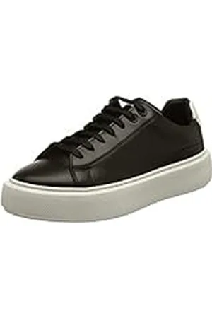 HUGO BOSS Dames Quiver_Derb_lt Sneakers Black1, 39 EU