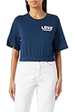 Moschino Dames cropped top T-shirt, , 16, , 42