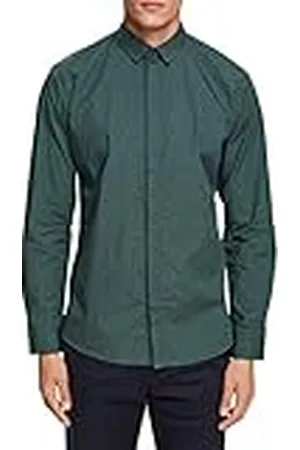 ESPRIT Herenoverhemd, 375Dark Teal Green, S