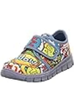 Superfit Jungen BOBBY Hausschuhe, BLAU/MEHRFARBIG 8000