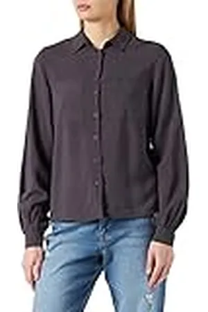QS by s.Oliver Dames 510.10.202.10.100.2109133 Blouse, asfalt, 32