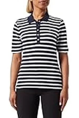 Tommy Hilfiger Dames 1985 Reg Pique Stripe Polo Ss S/S polo