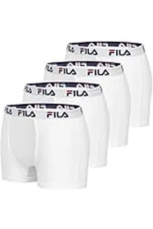 Fila Boxershorts voor heren, katoen, ademend, stretch (4 stuks), maat L, , L