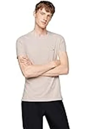 Tommy Hilfiger Heren T-shirt met korte mouwen en ronde hals en stretch slim fit, , 3XL grote maten
