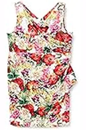 Gina Bacconi Scuba Crêpe Bloemen Wikkeljurk voor dames, Meerkleurig, 38
