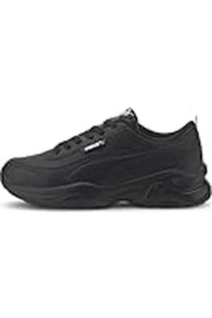 PUMA Cilia Fashion Voetbalschoenen voor dames, Black Silver, 38.5 EU
