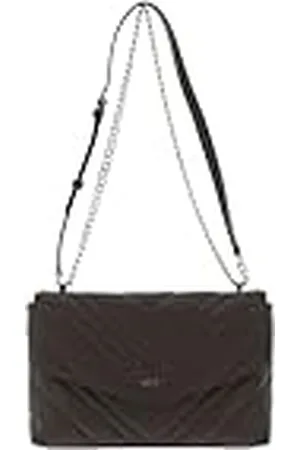 DKNY Madison grote envelopflap voor dames met verstelbare ketting in lamb nappaleer schoudertas