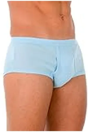Abanderado Heren Clásico Braslip Abierto Canalé onderjurk, blauw (Celeste 009), 48