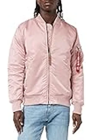 Alpha Industries MA-1 VF 59 Long Jas, roze (Silver Pink-397), S voor heren, , S