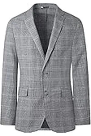 Hackett Heren Strch Grey Slub Hpsack Jacket, , 34