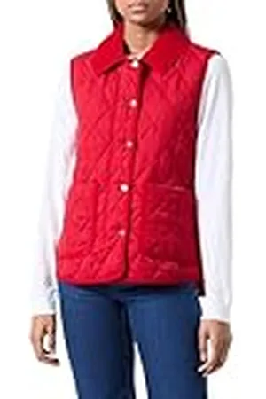 GANT Gewatteerd vest met touwdetails, robijnrood, M dames, , M
