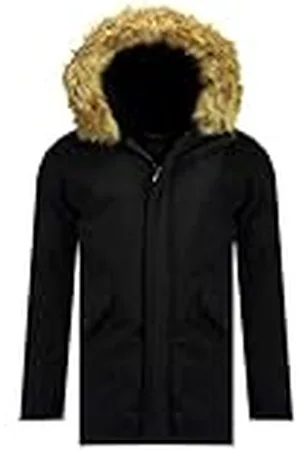Geographical Norway Bagway Heren Parka, lang, warm, herfst, winter, waterdicht, waterafstotend, bontjas, outdoor, winddichte jas, heren ( L), , L