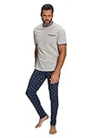 JP 1880 Herenpyjama Minimal, OT 1/2, UT 1/1 pyjamaset, , XXL, , XXL