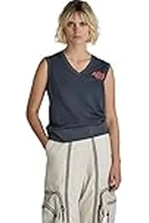 G-Star RAW Dames Sport Gr Mesh Loose Tank Top T-Shirt, , M