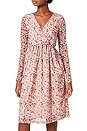 NA-KD Gerecyclede wikkeljurk van mesh voor dames, casual, , 32