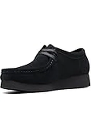Clarks Originals Womens Wallabee Evo Suede zwarte schoenen, , 37 EU