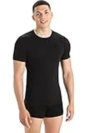 Icebreaker Heren Anatomica Crewe T-Shirt - Functioneel Shirt Heren - Merino Wol Ondergoed - , L