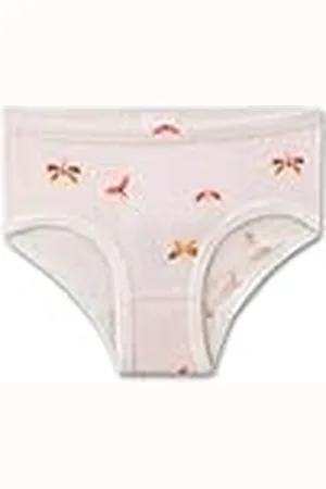 Sanetta Meisjesonderbroek | Hoge kwaliteit en duurzame katoenen modal Mix. Slip met strepen en vlinder-allover | Ondergoed voor meisjes, , 80 cm