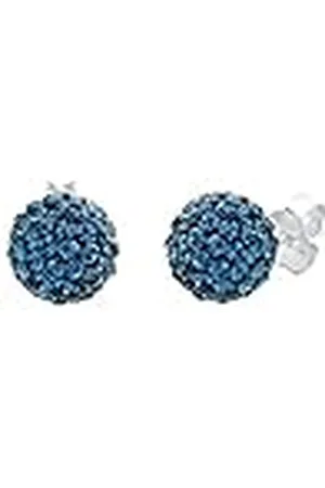 Elli Dames oorbellen bal elegant met kristallen lber, Facetgeslepen, Swarovski-kristal