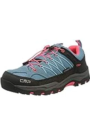 CMP KIDS RIGEL LOW TREKKING SHOES KIDS WP Unisex Kids Trekkingschoenen Low-Top, Clorophilla-Red Fluo, 40 EU