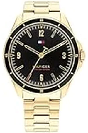 Tommy Hilfiger Mannen analoge quartz horloge met roestvrij stalen band 1791903