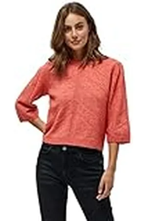 Peppercorn Lenore Trui met 3/4 mouwen | Oranje truien voor dames VK | Lente dames truien | Maat L