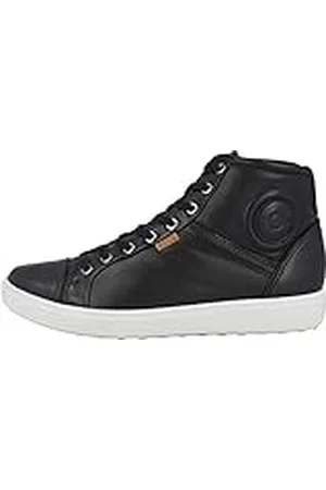 Ecco Soft 7 High Top voor dames, Zwart, 37/37.5 EU