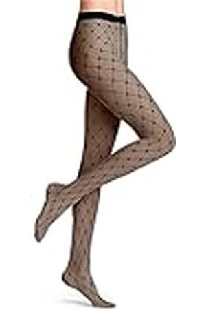 Falke Dames Panty Twisted Story W TI Transparent Gedessineerd 1 Stuk, , S
