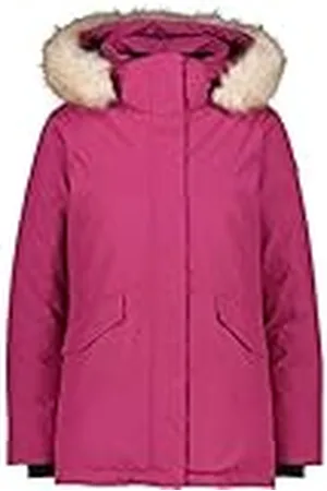 CMP Pongee Dobby Long Parka Woman Sangria 40