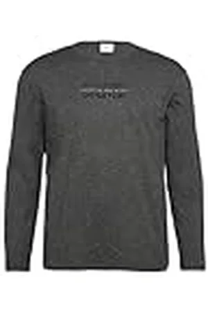 QS by s.Oliver Grote maat longsleeve met logo-print, , 3XL